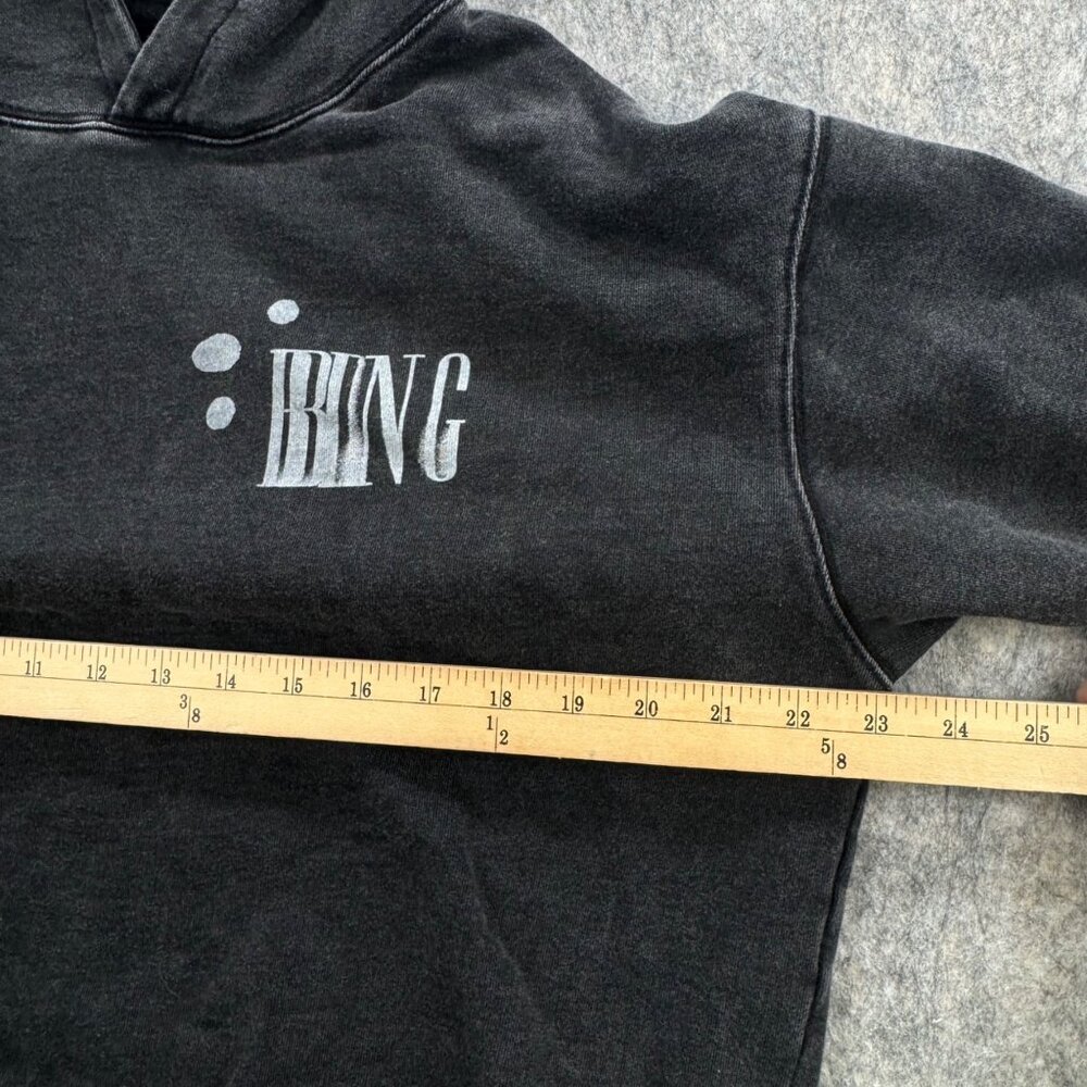 Anine Bing Hoodie Sz L Charcoal Gray Pullover - Picture 5 of 10